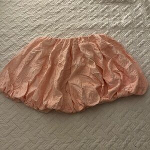 Pink Textured Skirt